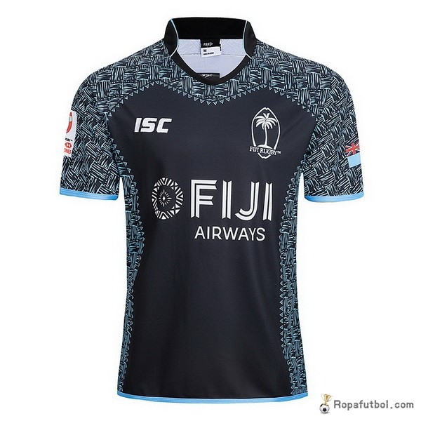 Camiseta Rugby Fiyi Replica Segunda 2018/19 Negro